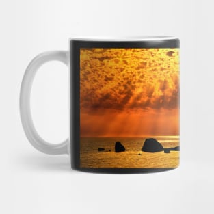 Sunset at Aphrodite's beach Mug